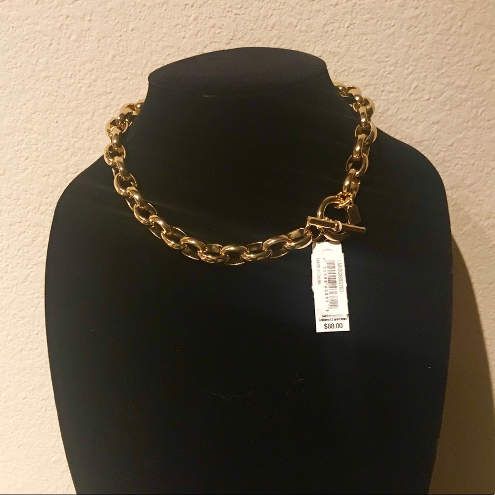 NWT RALPH LAUREN BOLD GOLD CHAIN NECKLACE